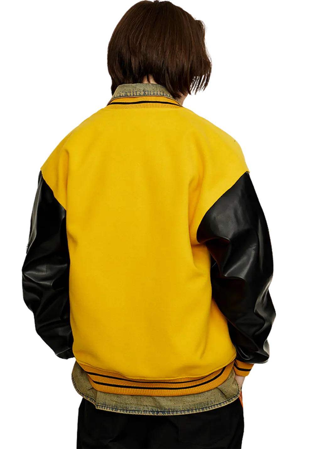 Colorful Letters Baseball Jersey - PSYLOS 1, Colorful Letters Baseball Jersey, Jacket, iconslab, PSYLOS 1